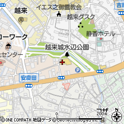 タウンプラザかねひでコザ十字路市場周辺の地図