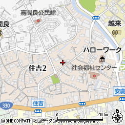 沖縄タイムス社住吉販売店周辺の地図