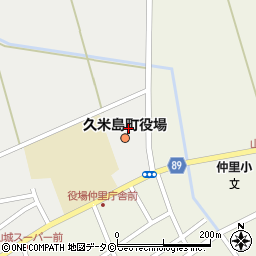 久米島町役場　仲里庁舎町民課周辺の地図