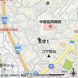 吉原自治会周辺の地図