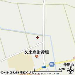 久米島町役場　中央保育所周辺の地図