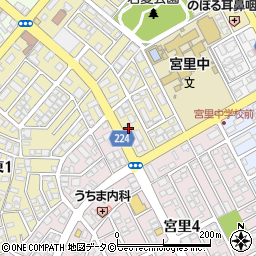 ｓｃｒｕｍＰＬＵＳ・沖縄宮里校周辺の地図