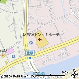 風雲丸 MEGAドン キホーテうるま店周辺の地図