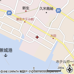 コープおきなわ久米島事業所周辺の地図