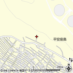 沖縄県うるま市与那城平安座周辺の地図