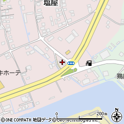 沖縄県うるま市塩屋464周辺の地図