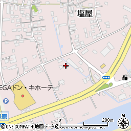 沖縄県うるま市塩屋475-10周辺の地図