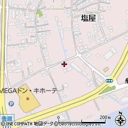 沖縄県うるま市塩屋475周辺の地図