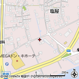 沖縄県うるま市塩屋475周辺の地図