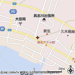 琉球銀行久米島支店周辺の地図