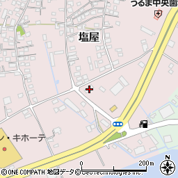 沖縄県うるま市塩屋461周辺の地図