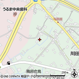 沖縄県うるま市川田361-4周辺の地図