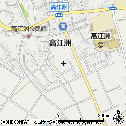 高江洲公民館周辺の地図