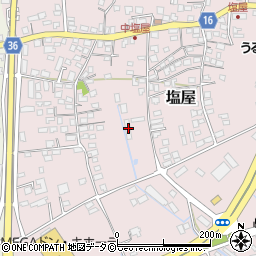 沖縄県うるま市塩屋293周辺の地図
