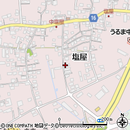 沖縄県うるま市塩屋356周辺の地図