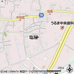 沖縄県うるま市塩屋353周辺の地図