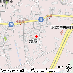 沖縄県うるま市塩屋351周辺の地図