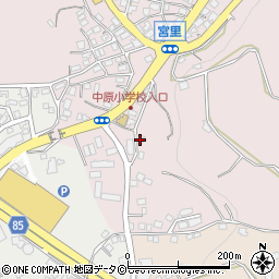 沖縄県うるま市宮里579周辺の地図