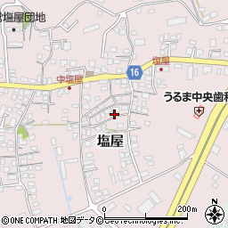 沖縄県うるま市塩屋339周辺の地図