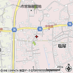 沖縄県うるま市塩屋310-1周辺の地図