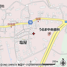 沖縄県うるま市塩屋377周辺の地図