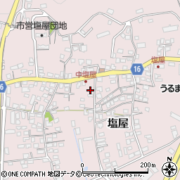 沖縄県うるま市塩屋320周辺の地図