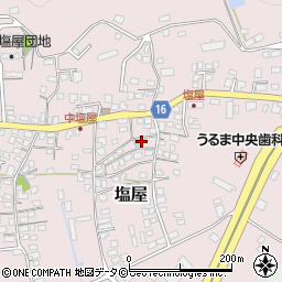 沖縄県うるま市塩屋333周辺の地図