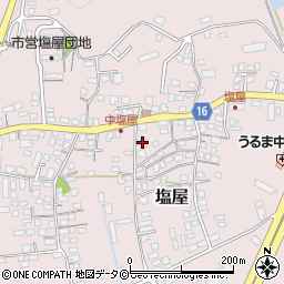 沖縄県うるま市塩屋323周辺の地図