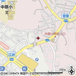 沖縄県うるま市宮里648周辺の地図
