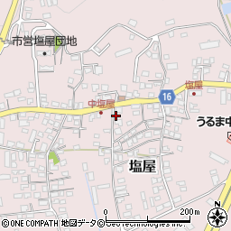 沖縄県うるま市塩屋322周辺の地図