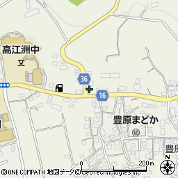 具志川豊原簡易郵便局周辺の地図