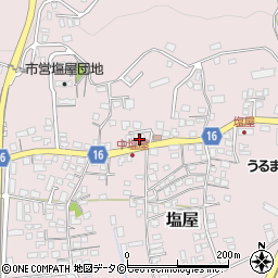 沖縄県うるま市塩屋171周辺の地図