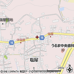 沖縄県うるま市塩屋101周辺の地図