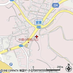 沖縄県うるま市宮里577周辺の地図