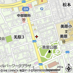 沖縄海邦銀行美里支店周辺の地図