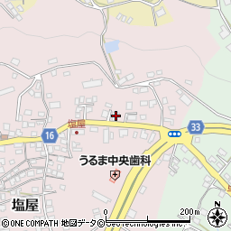 沖縄県うるま市塩屋100周辺の地図