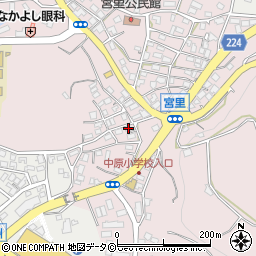 沖縄県うるま市宮里8周辺の地図