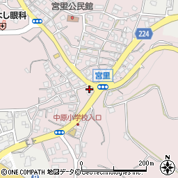 沖縄県うるま市宮里2周辺の地図