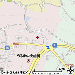 沖縄県うるま市塩屋41-1周辺の地図