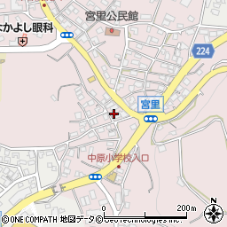 沖縄県うるま市宮里46周辺の地図