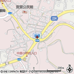 沖縄県うるま市宮里55周辺の地図