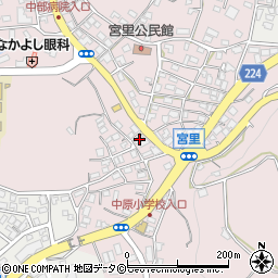 沖縄県うるま市宮里44周辺の地図