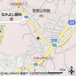 沖縄県うるま市宮里40周辺の地図