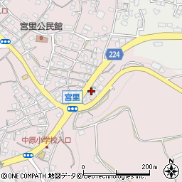 沖縄県うるま市宮里374周辺の地図