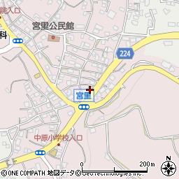 沖縄県うるま市宮里56周辺の地図