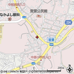 沖縄県うるま市宮里41周辺の地図