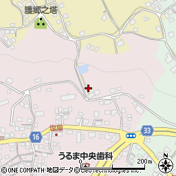 沖縄県うるま市塩屋37周辺の地図