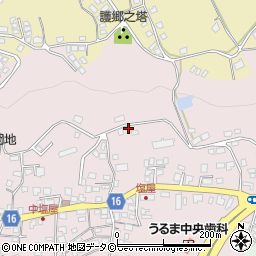 沖縄県うるま市塩屋64周辺の地図
