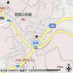 沖縄県うるま市宮里62周辺の地図