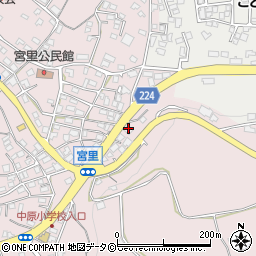 沖縄県うるま市宮里374-4周辺の地図